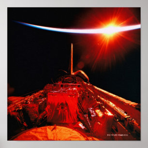 Eclipse aus dem Weltraum Poster