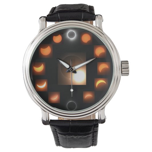 Eclipse-Beobachtung Armbanduhr (Vorderseite)