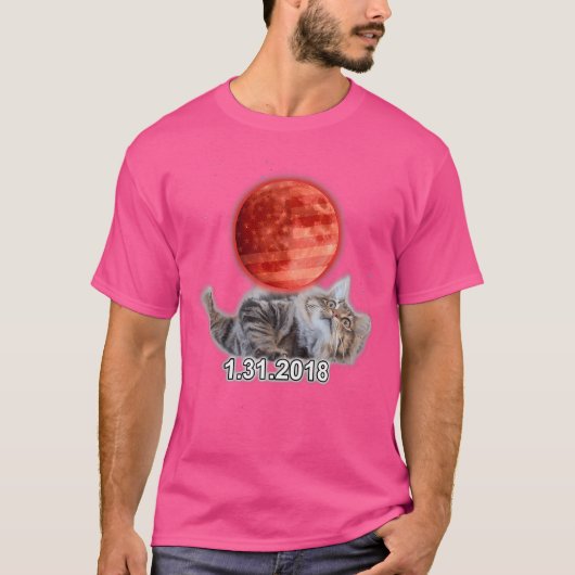 Eclipse Cat Shirt Lunar Eclipse Astronomie Geschen (Vorderseite)