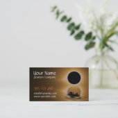 Eclipse Chaser Business Card Visitenkarte (Stehend Vorderseite)
