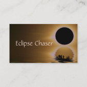 Eclipse Chaser Business Card Visitenkarte (Rückseite)