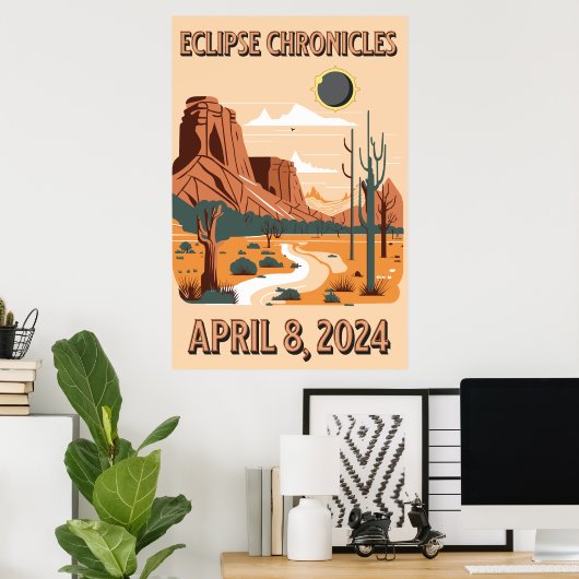 Eclipse Chronicles-Desert Eclipse Poster (Heimbüro)