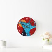 Eclipse Clock Runde Wanduhr (Zuhause)
