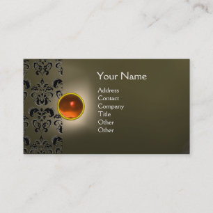ECLIPSE DAMASK GEM MONOGRAM VISITENKARTE