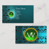 ECLIPSE DAMASK GEM MONOGRAM VISITENKARTE (Vorne/Hinten)