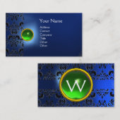 ECLIPSE DAMASK GEM MONOGRAM VISITENKARTE (Vorne/Hinten)