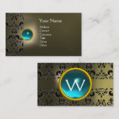 ECLIPSE DAMASK GEM MONOGRAM VISITENKARTE (Vorne/Hinten)