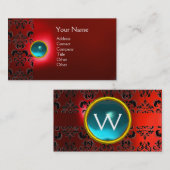 ECLIPSE DAMASK GEM MONOGRAM VISITENKARTE (Vorne/Hinten)