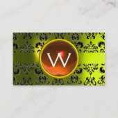 ECLIPSE DAMASK GEM MONOGRAM VISITENKARTE (Rückseite)