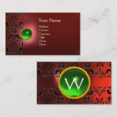 ECLIPSE DAMASK GEM MONOGRAM VISITENKARTE (Vorne/Hinten)