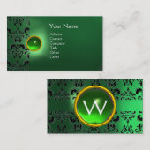 ECLIPSE DAMASK GEM MONOGRAM VISITENKARTE (Vorne/Hinten)