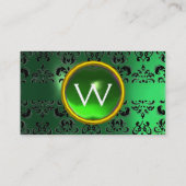 ECLIPSE DAMASK GEM MONOGRAM VISITENKARTE (Rückseite)