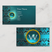 ECLIPSE DAMASK GEM MONOGRAM VISITENKARTE (Vorne/Hinten)