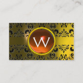 ECLIPSE DAMASK GEM MONOGRAM VISITENKARTE (Rückseite)