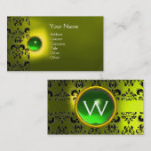 ECLIPSE DAMASK GEM MONOGRAM VISITENKARTE (Vorne/Hinten)
