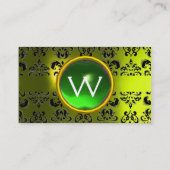 ECLIPSE DAMASK GEM MONOGRAM VISITENKARTE (Rückseite)