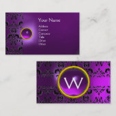 ECLIPSE DAMASK GEM MONOGRAM VISITENKARTE (Vorne/Hinten)