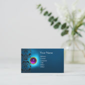 ECLIPSE DAMASK GEM MONOGRAM VISITENKARTE (Stehend Vorderseite)