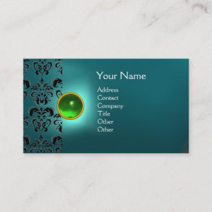 ECLIPSE DAMAST GEM MONOGRAMM VISITENKARTE