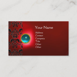 ECLIPSE DAMAST GEM MONOGRAMM VISITENKARTE