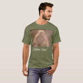 Eclipse das! Göttin Hippie Lady zeichnend in Kreid T-Shirt (Vorne ganz)