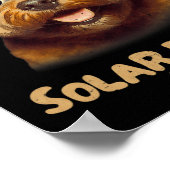 Eclipse Dog Wear Solar Eclipse Gles Poster (Ecke)