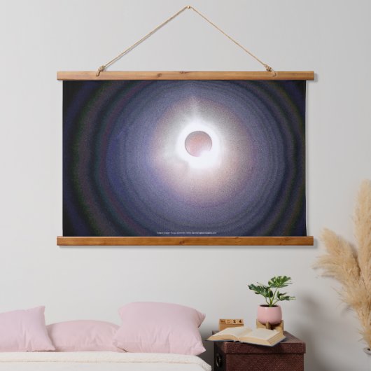 Eclipse Energy Wandteppich Mit Holzrahmen (Schlafzimmer)