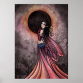 Eclipse Fantasy Fairy Poster Print (Vorne)
