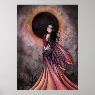Eclipse Fantasy Fee Poster Druck