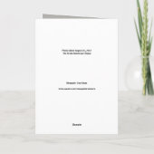 Eclipse Father's Day Card Karte (Rückseite)