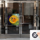 Eclipse Fensteraufkleber (Büro Tür)