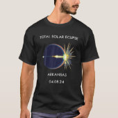 Eclipse Flare 04.08.24 Gesamtsolares Eclipse Arkan T-Shirt (Vorderseite)