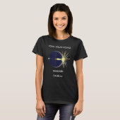 Eclipse Flare 04 08 24 Total Solar Eclipse Missour T-Shirt (Vorne ganz)
