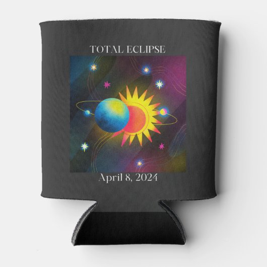 Eclipse Flare 04.08.24 Total Solar Eclipse USA Dosenkühler (Vorderseite)