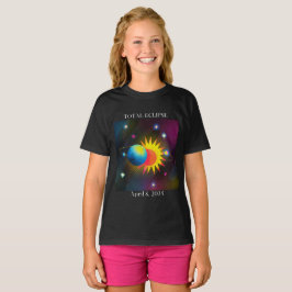 Eclipse Flare 04.08.24 Total Solar Eclipse USA T-Shirt