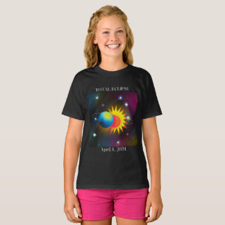 Eclipse Flare 04.08.24 Total Solar Eclipse USA T-Shirt