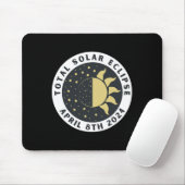 Eclipse - Gesamtsolares Eclipse - Stand 2024 Mousepad (Mit Mouse)