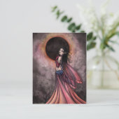 Eclipse Gothic Fairy Postcard Postkarte (Stehend Vorderseite)