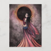 Eclipse Gothic Fairy Postcard Postkarte (Vorderseite)
