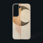 Eclipse Harmony Phone Case Samsung Galaxy Hülle<br><div class="desc">Ein Halbmond überlagert eine weiche Sonne und symbolisiert Balance und Einheit in einer minimalen,  aber leistungsstarken abstrakten Form.</div>