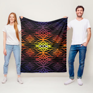 Eclipse-Hintergrundbild ( Regenbogen ) Fleecedecke