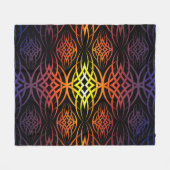 Eclipse-Hintergrundbild ( Regenbogen ) Fleecedecke (Vorderseite (Horizontal))