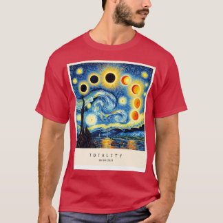 Eclipse in Van Gogh Style T-Shirt