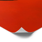 Eclipse in Vermilion Kunstprint Poster (Ecke)
