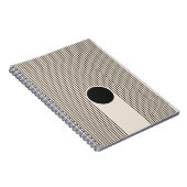 Eclipse-Linienmuster Notizblock (Rechte Seite)