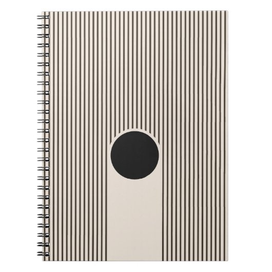 Eclipse-Linienmuster Notizblock (Vorderseite)