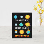 Eclipse Lunar Eclipse Apokalypse Karte (Gelbe Blume)