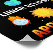 Eclipse Lunar Eclipse Apokalypse Poster (Ecke)