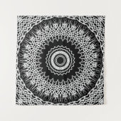 Eclipse Mandala Wandteppich (Vorderseite (Horizontal))