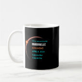 Eclipse Maumelle Arkansas Total Solar Eclipse 2024 Kaffeetasse (Links)